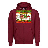 Burgundy registered nurse juneteenth Zipper Hoodie - Zillion Design Studio