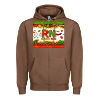 Chestnut registered nurse juneteenth Zipper Hoodie - Zillion Design Studio