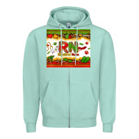 Seafoam registered nurse juneteenth Zipper Hoodie - Zillion Design Studio
