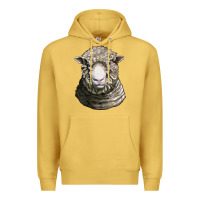 Antique Gold dorset sheep head Premium Hoodie - LillyAllenDesigns