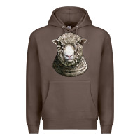 Coffee dorset sheep head Premium Hoodie - LillyAllenDesigns