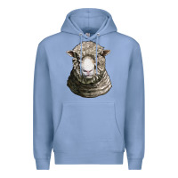 Colony Blue dorset sheep head Premium Hoodie - LillyAllenDesigns