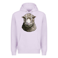 Lilac dorset sheep head Premium Hoodie - LillyAllenDesigns