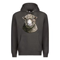 Smoke dorset sheep head Premium Hoodie - LillyAllenDesigns