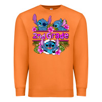 Carrot preview flower stitch 2nd grade Premium Sweatshirt - AdoDesignShop
