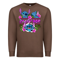 Chestnut preview flower stitch 2nd grade Premium Sweatshirt - AdoDesignShop