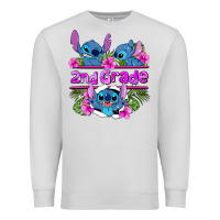 Dove Grey preview flower stitch 2nd grade Premium Sweatshirt - AdoDesignShop