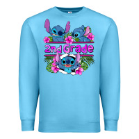 Ocean Blue preview flower stitch 2nd grade Premium Sweatshirt - AdoDesignShop
