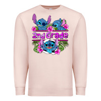 Pale Pink preview flower stitch 2nd grade Premium Sweatshirt - AdoDesignShop
