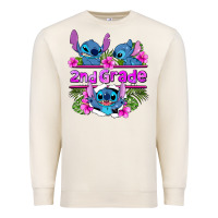 Sandshell preview flower stitch 2nd grade Premium Sweatshirt - AdoDesignShop