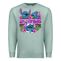 Seafoam preview flower stitch 2nd grade Premium Sweatshirt - AdoDesignShop