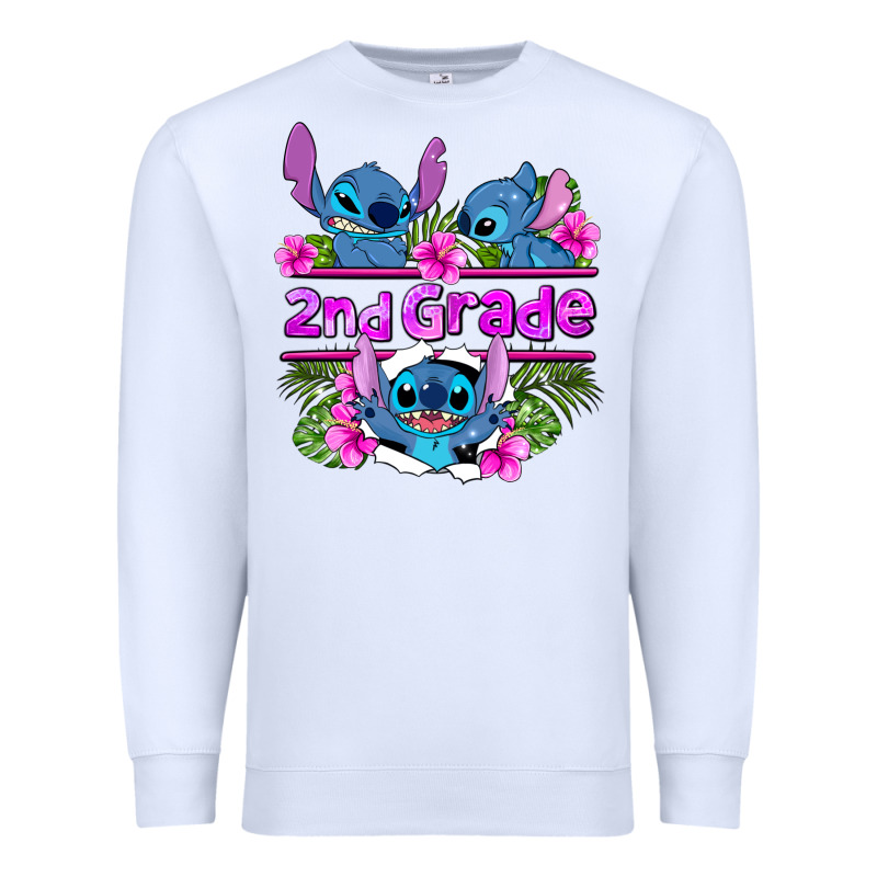 Preview Flower Stitch 2nd Grade Premium Sweatshirt by AdoDesignShop | Teevron