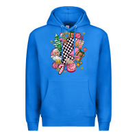 True Royal pink christmas lightning bolt Premium Hoodie - AdoDesignShop