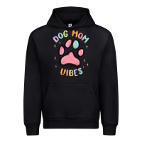 Black dog mom vibes Urban Hoodie - MaliasSmallBusiness