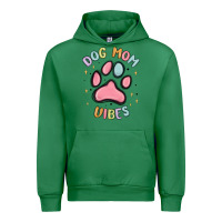 Emerald dog mom vibes Urban Hoodie - MaliasSmallBusiness
