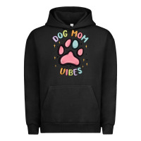 Pigment Black dog mom vibes Urban Hoodie - MaliasSmallBusiness