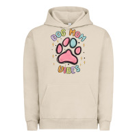 Pigment French Oak dog mom vibes Urban Hoodie - MaliasSmallBusiness