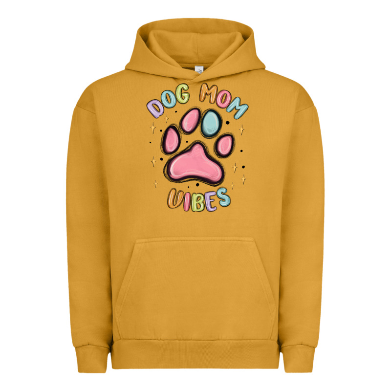 Dog Mom Vibes Urban Hoodie by MaliasSmallBusiness | Teevron