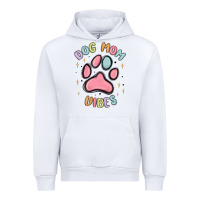 White dog mom vibes Urban Hoodie - MaliasSmallBusiness