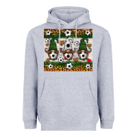 Heather Grey soccer gnome Heavyweight Hoodie - HRA Design Shop