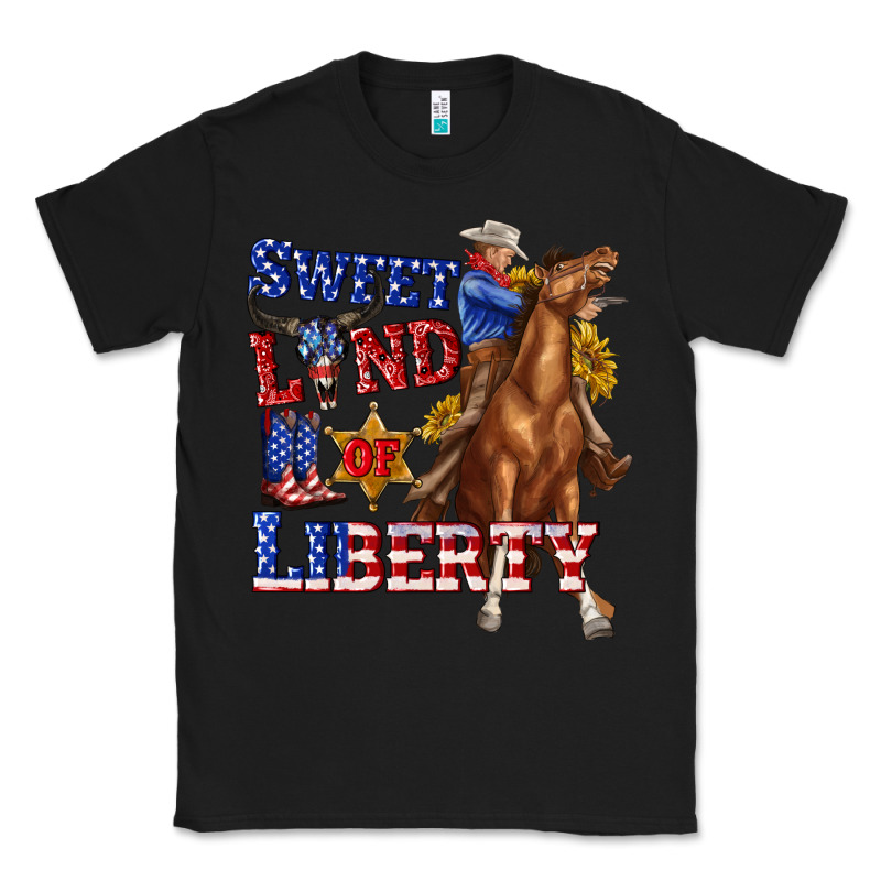 Western Sweet Land Of Liberty 4th July Billie Wilder Classic Tee by texasbilliewilder | Teevron