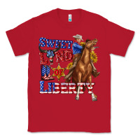 Red western sweet land of liberty 4th july billie wilder Classic Tee - texasbilliewilder
