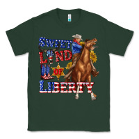 Sports Green western sweet land of liberty 4th july billie wilder Classic Tee - texasbilliewilder