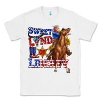 White western sweet land of liberty 4th july billie wilder Classic Tee - texasbilliewilder