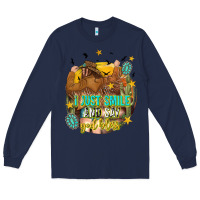 Navy i just smile and say god bless Long Sleeve Tee - texasbilliewilder