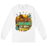 White i just smile and say god bless Long Sleeve Tee - texasbilliewilder