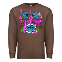 Chestnut preview flower stitch 1st grade Premium Sweatshirt - AdoDesignShop