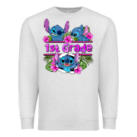 Oatmeal Heather preview flower stitch 1st grade Premium Sweatshirt - AdoDesignShop