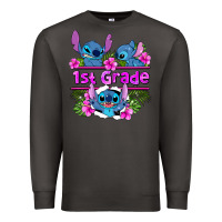 Smoke preview flower stitch 1st grade Premium Sweatshirt - AdoDesignShop