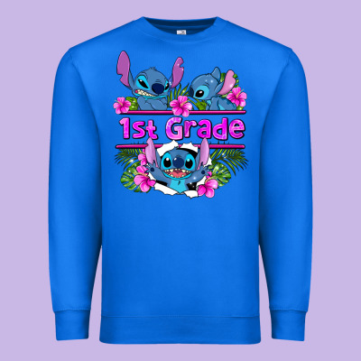 Preview Flower Stitch 1st Grade Premium Sweatshirt Designed By Adodesignshop