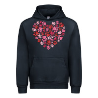 Navy dog valentine Urban Hoodie - MaliasSmallBusiness