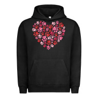 Pigment Black dog valentine Urban Hoodie - MaliasSmallBusiness