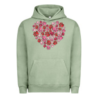 Pigment Oil Green dog valentine Urban Hoodie - MaliasSmallBusiness