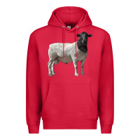 Cardinal dorper sheep Premium Hoodie - LillyAllenDesigns