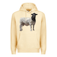 Pina Colada dorper sheep Premium Hoodie - LillyAllenDesigns
