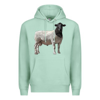 Seafoam dorper sheep Premium Hoodie - LillyAllenDesigns