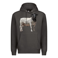 Smoke dorper sheep Premium Hoodie - LillyAllenDesigns