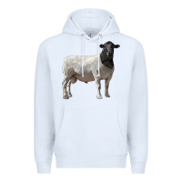 White dorper sheep Premium Hoodie - LillyAllenDesigns