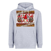 Heather Grey American football gnome Heavyweight Hoodie - HRA Design Shop
