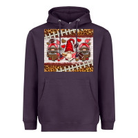 Plum American football gnome Heavyweight Hoodie - HRA Design Shop