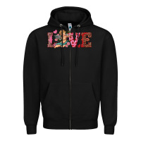 Black love cupid Zipper Hoodie - RanaPortraitStore