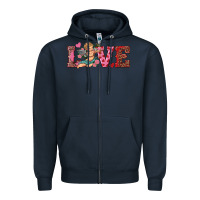 Navy love cupid Zipper Hoodie - RanaPortraitStore