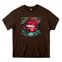 Chocolate Brown hot mom summer Heavy Core Tee - CowhideDigitalArt