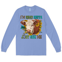 Colony Blue im head heffa just ask me Long Sleeve Tee - texasbilliewilder