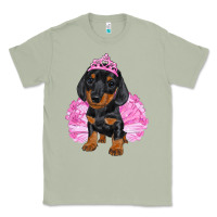 Matcha balerina dachshund with tutu Classic Tee - RanaPortraitStore