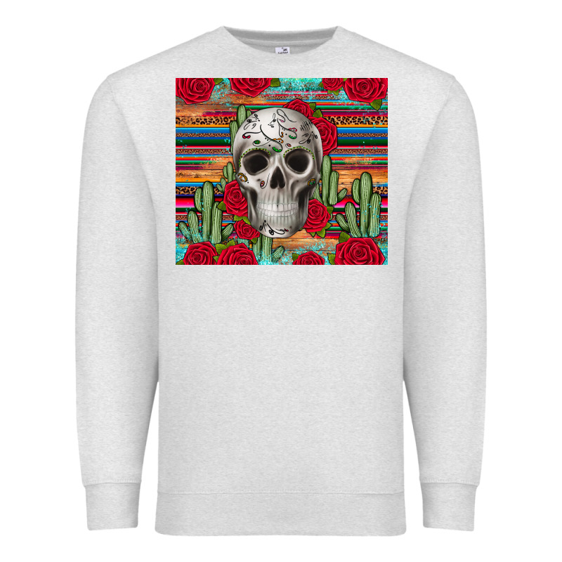 Skull Cactus Premium Sweatshirt by JahusDesignShop | Teevron